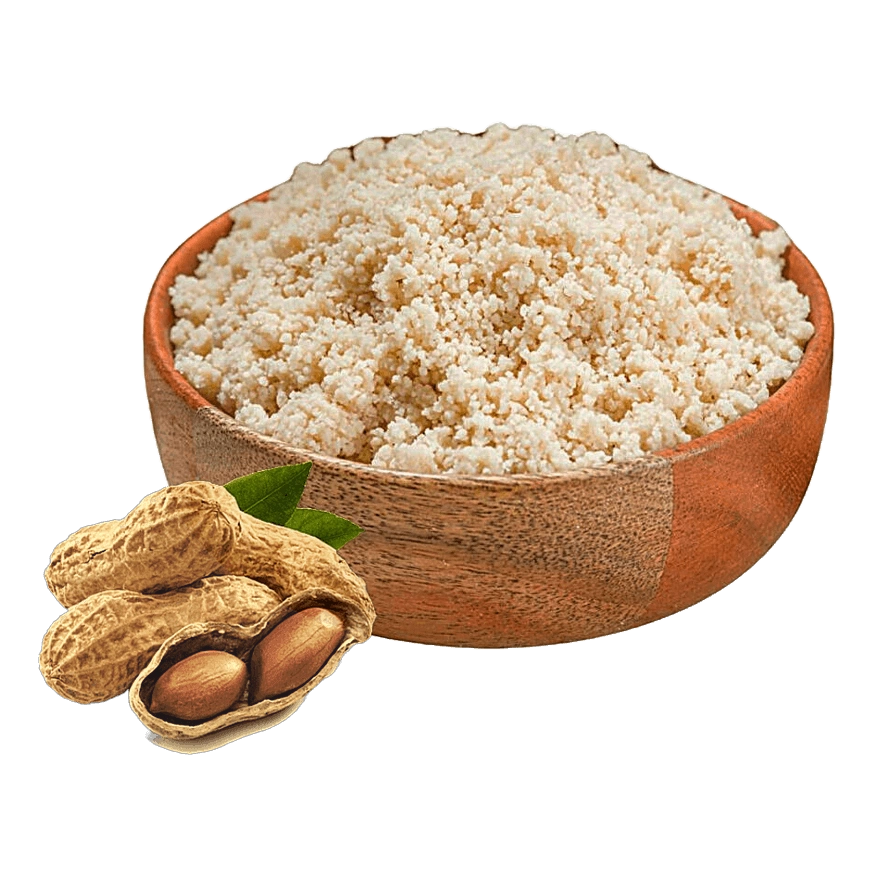 Peanut flour